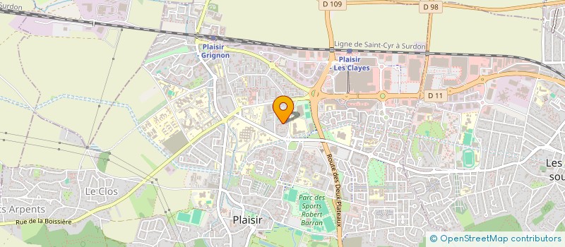 localisation de l'entreprise MONSIEUR AZIMUDDIN RAHIMI  PLAISIR