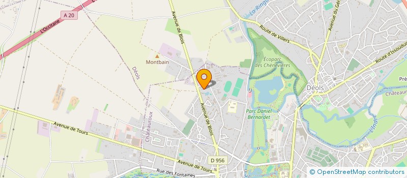 localisation de l'entreprise MONSIEUR AZIR AJDAR à CHATEAUROUX