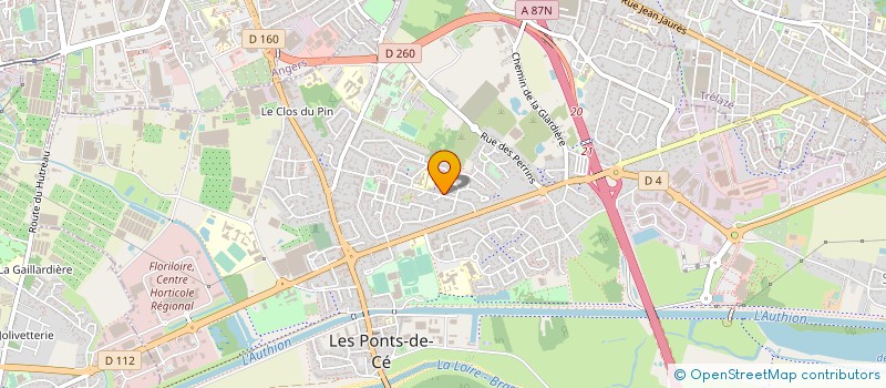 localisation de l'entreprise MONSIEUR AZIZ ABBASSI  LES PONTS-DE-CE