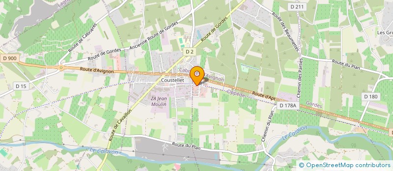 localisation de l'entreprise MONSIEUR AZIZ ABDELKADER  OPPEDE