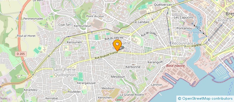 localisation de l'entreprise MONSIEUR AZIZ ABLIL à BREST