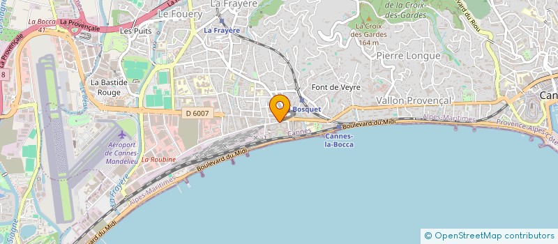 localisation de l'entreprise MONSIEUR AZIZ AJIMI à CANNES