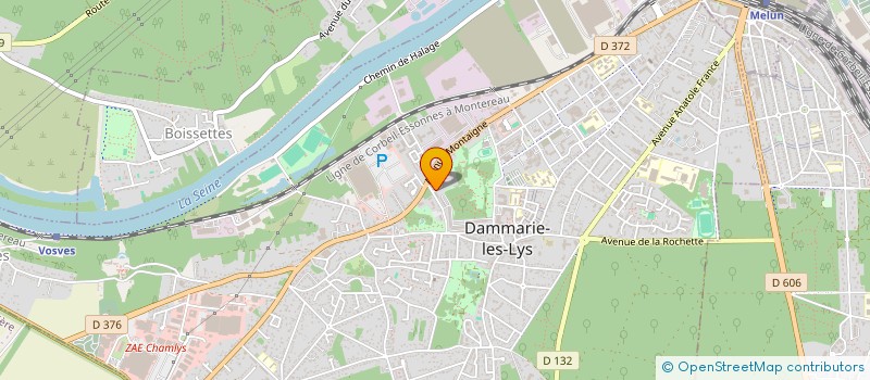 localisation de l'entreprise MONSIEUR AZIZ AKAABOUNE à DAMMARIE-LES-LYS