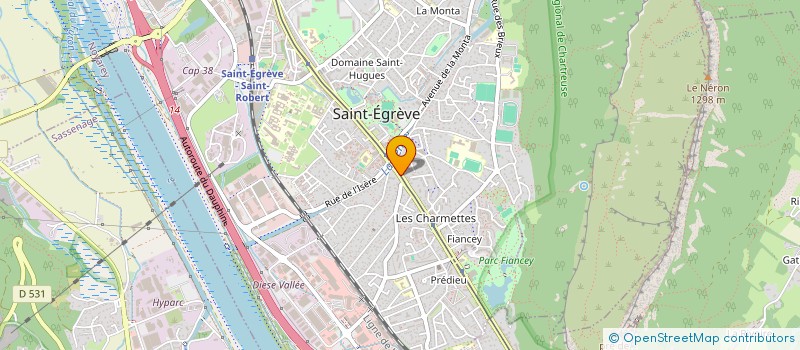 localisation de l'entreprise MONSIEUR AZIZ AKALI  SAINT-EGREVE