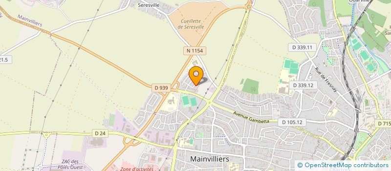 localisation de l'entreprise MONSIEUR AZIZ AKNIN à MAINVILLIERS