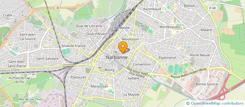 localisation de l'entreprise MONSIEUR AZIZ AKYUZ à NARBONNE