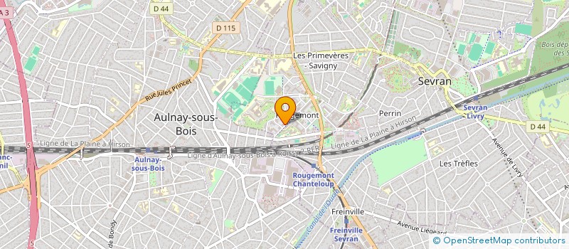 localisation de l'entreprise MONSIEUR AZIZ AMMOURA  SEVRAN