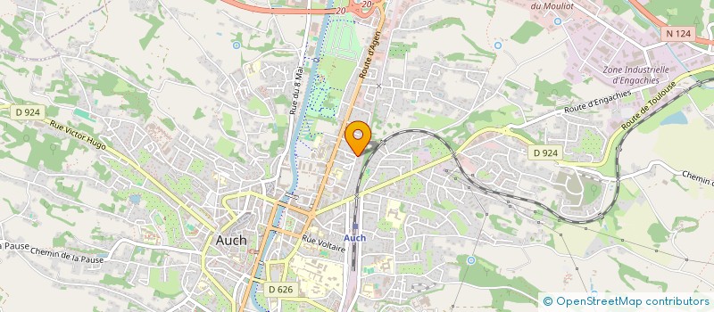 localisation de l'entreprise MONSIEUR AZIZ AMRANY  AUCH