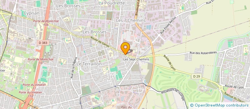 localisation de l'entreprise MONSIEUR AZIZ ANDAME à BRON