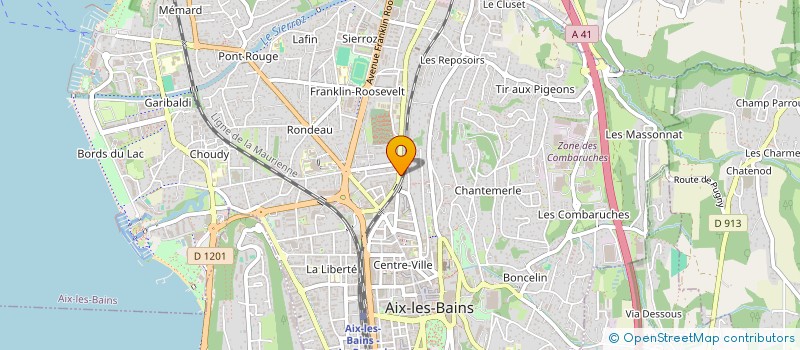 localisation de l'entreprise MONSIEUR AZIZ AOURAGH  AIX-LES-BAINS