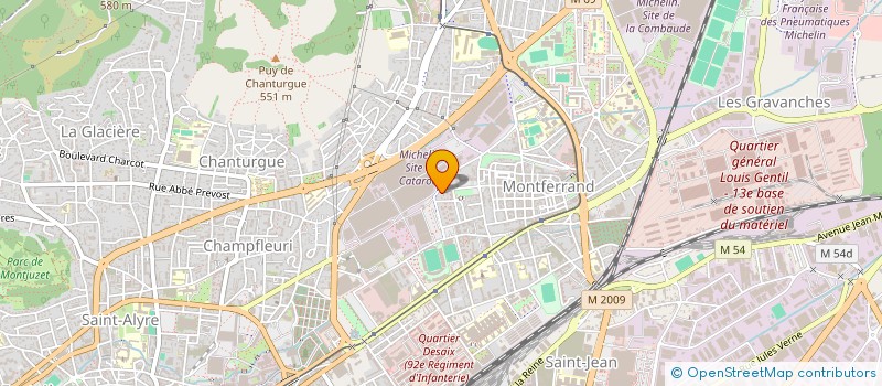 localisation de l'entreprise MONSIEUR AZIZ AQIL  CLERMONT-FERRAND