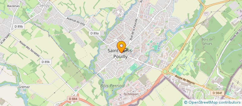 localisation de l'entreprise MONSIEUR AZIZ ARIFI  SAINT-GENIS-POUILLY