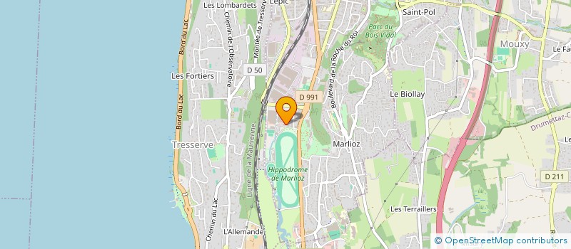 localisation de l'entreprise MONSIEUR AZIZ AUTIER  AIX-LES-BAINS