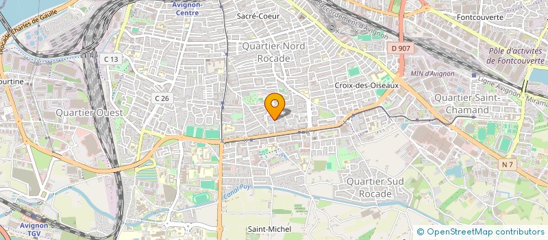 localisation de l'entreprise MONSIEUR AZIZ AYADI  AVIGNON