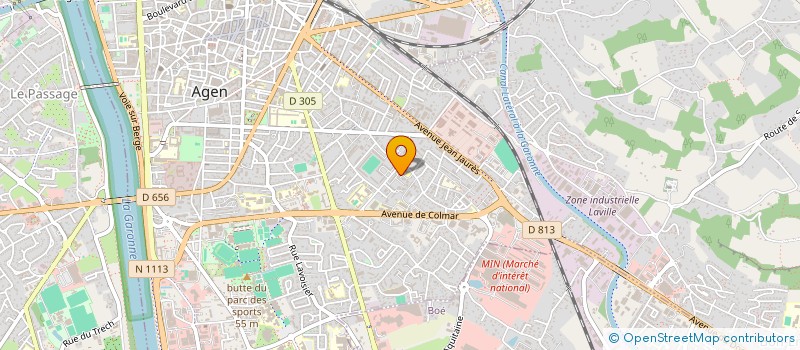 localisation de l'entreprise MONSIEUR AZIZ AZEROUAL  AGEN