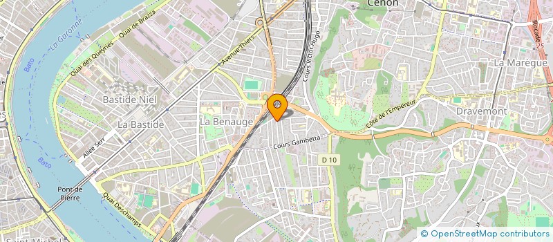 localisation de l'entreprise MONSIEUR AZIZ BARKA  CENON