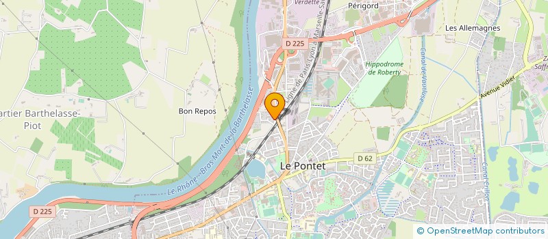 localisation de l'entreprise MONSIEUR AZIZ BATTIOUI  LE PONTET