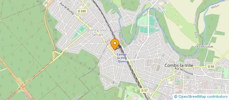 localisation de l'entreprise MONSIEUR AZIZ BAZIN  COMBS-LA-VILLE