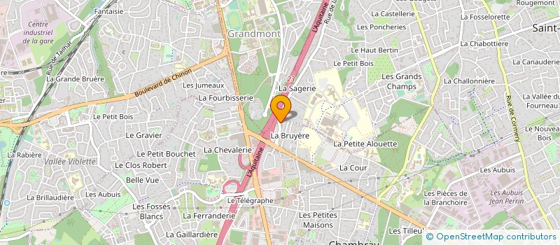 localisation de l'entreprise MONSIEUR AZIZ BELAMRI  CHAMBRAY-LES-TOURS