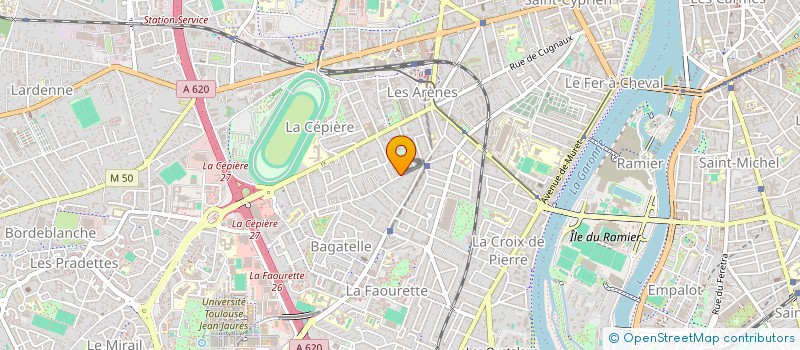 localisation de l'entreprise MONSIEUR AZIZ BEN HAMMOU à TOULOUSE