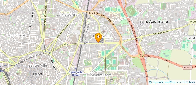 localisation de l'entreprise MONSIEUR AZIZ BEN MILOUD à DIJON