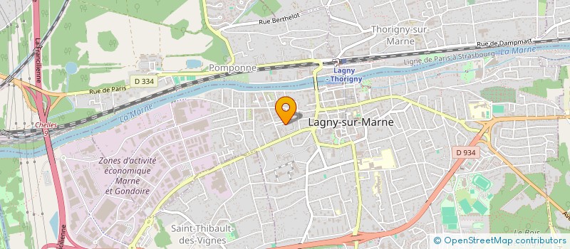 localisation de l'entreprise MONSIEUR AZIZ BENHADDI  LAGNY-SUR-MARNE