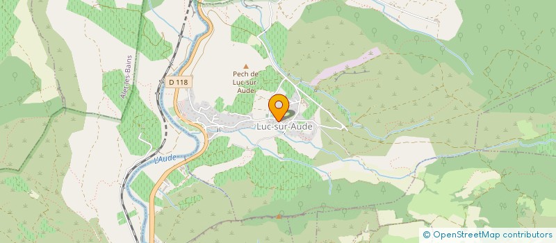 localisation de l'entreprise MONSIEUR AZIZ BENLAIDI à LUC-SUR-AUDE