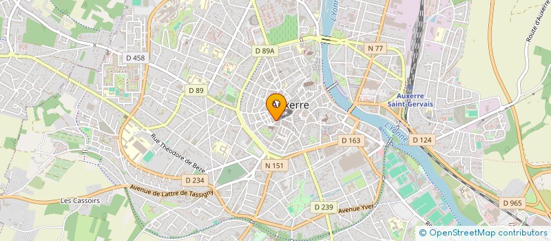 localisation de l'entreprise MONSIEUR AZIZ BENSAFF à AUXERRE
