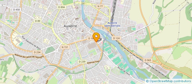 localisation de l'entreprise MONSIEUR AZIZ BENSAIF à AUXERRE