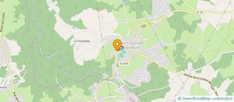 localisation de l'entreprise MONSIEUR AZIZ BENTAHER à SAINT-GEORGES-DE-MONS