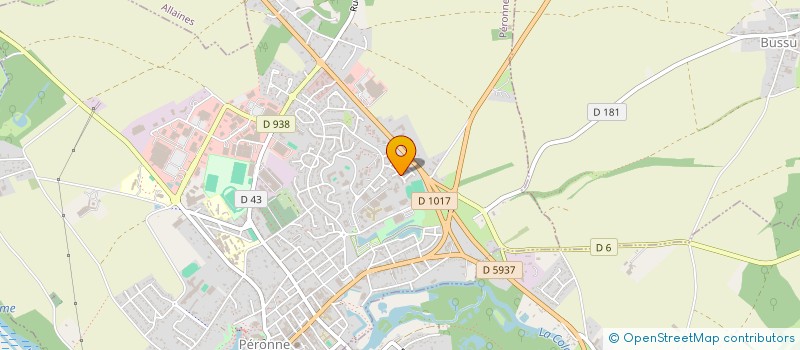 localisation de l'entreprise MONSIEUR AZIZ BENTALEB  PERONNE