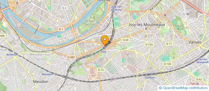 localisation de l'entreprise MONSIEUR AZIZ BOUAKLINE à ISSY-LES-MOULINEAUX