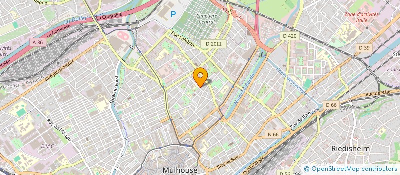 localisation de l'entreprise MONSIEUR AZIZ BOUCETTA  MULHOUSE