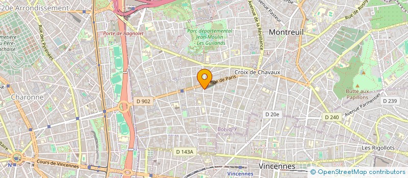 localisation de l'entreprise MONSIEUR AZIZ BOUFKHED à MONTREUIL