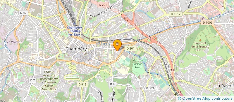 localisation de l'entreprise MONSIEUR AZIZ BOUKHANJER à CHAMBERY