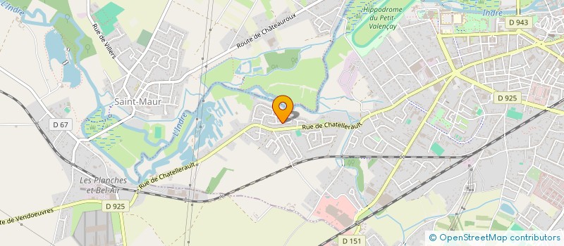 localisation de l'entreprise MONSIEUR AZIZ BOUMANSOUR à CHATEAUROUX