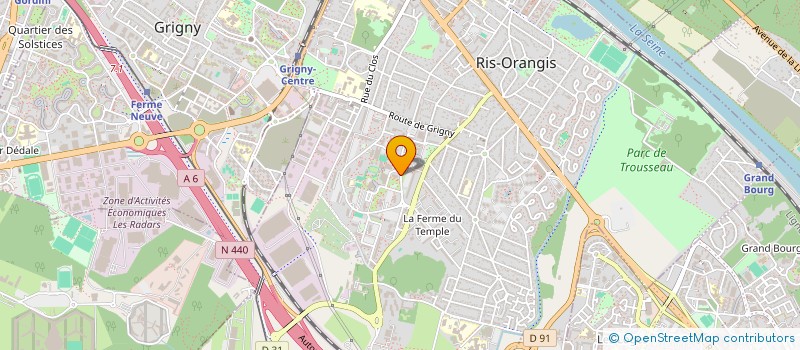 localisation de l'entreprise MONSIEUR AZIZ BOUMASLI à RIS-ORANGIS
