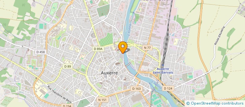localisation de l'entreprise MONSIEUR AZIZ BOUNAGA à AUXERRE