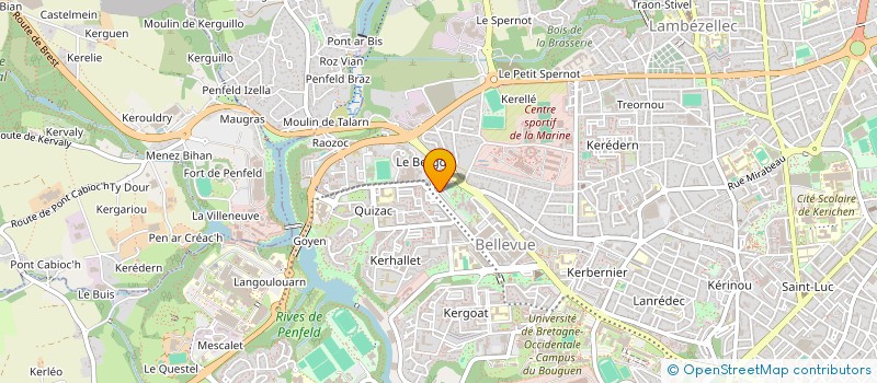 localisation de l'entreprise MONSIEUR AZIZ BOURASS ROTBI à BREST