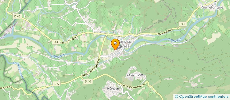 localisation de l'entreprise MONSIEUR AZIZ BOUZIT  MOLLANS-SUR-OUVEZE