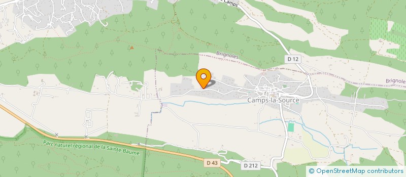 localisation de l'entreprise MONSIEUR AZIZ CHAAIRATE  BRIGNOLES