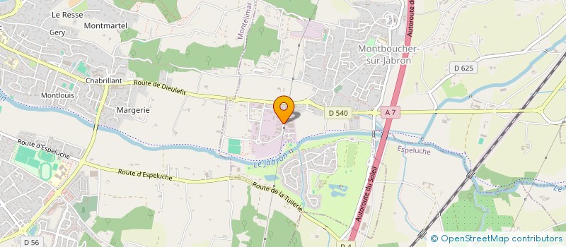 localisation de l'entreprise MONSIEUR AZIZ CHAHBI  MONTBOUCHER-SUR-JABRON