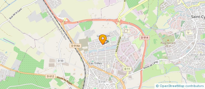 localisation de l'entreprise MONSIEUR AZIZ CHAIBI  ELNE