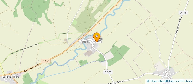 localisation de l'entreprise MONSIEUR AZIZ CHEIKH M'HAMED  PONT-SUR-VANNE