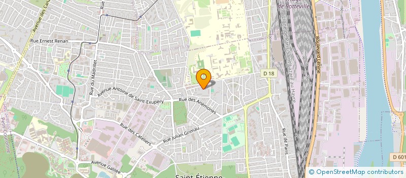 localisation de l'entreprise MONSIEUR AZIZ CHELLI  SAINT-ETIENNE-DU-ROUVRAY