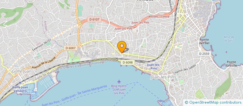 localisation de l'entreprise MONSIEUR AZIZ CHIBOUB  ANTIBES