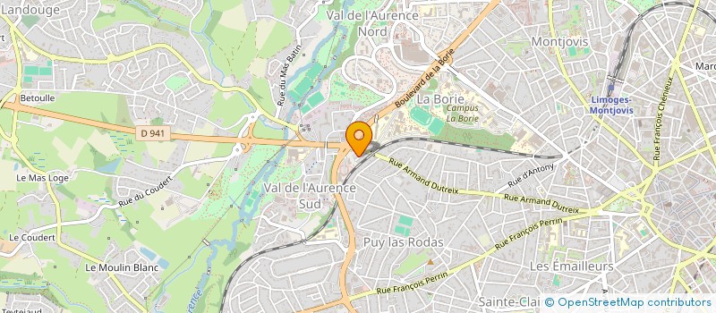 localisation de l'entreprise MONSIEUR AZIZ CHOUKRI à LIMOGES