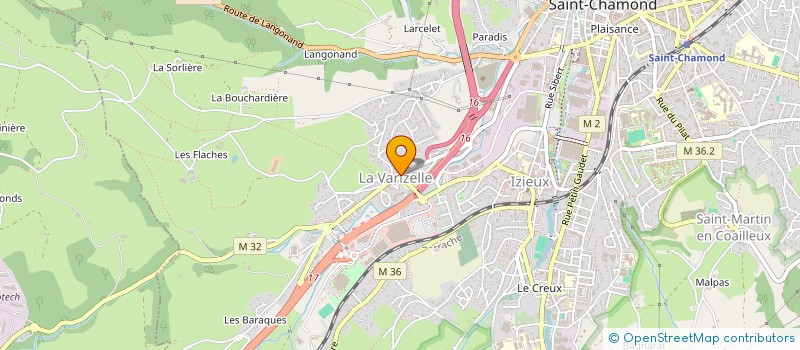 localisation de l'entreprise MONSIEUR AZIZ DAHECH  SAINT-CHAMOND