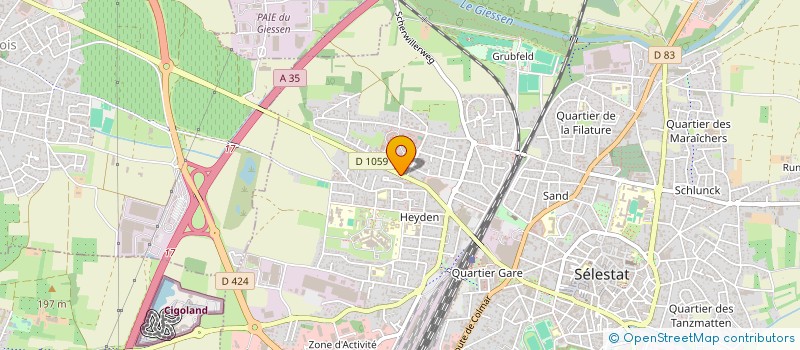 localisation de l'entreprise MONSIEUR AZIZ DEMIR  SELESTAT