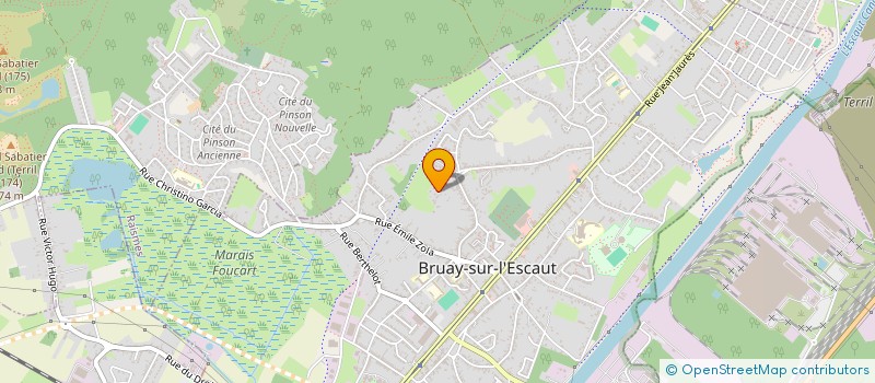 localisation de l'entreprise MONSIEUR AZIZ EL ATTAR  BRUAY-SUR-L'ESCAUT